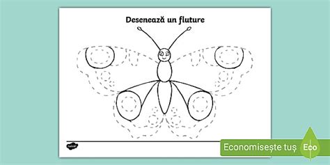 Deseneaz Un Fluture Fi De Lucru Teacher Made