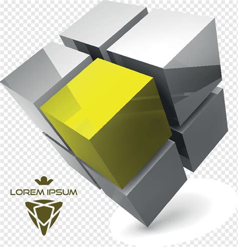 Ilustración creativa del cubo 3d png PNGWing