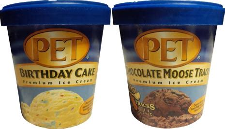 On Second Scoop: Ice Cream Reviews: PET Birthday Cake Ice Cream and PET ...