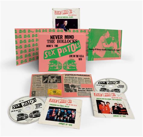 Live In The USA 1978 Vinyl CD Releases Sex Pistols The Official