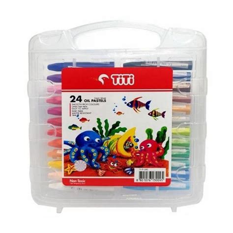 Jual Crayon Krayon Oil Pastel Titi 24 Warna MURAH Shopee Indonesia