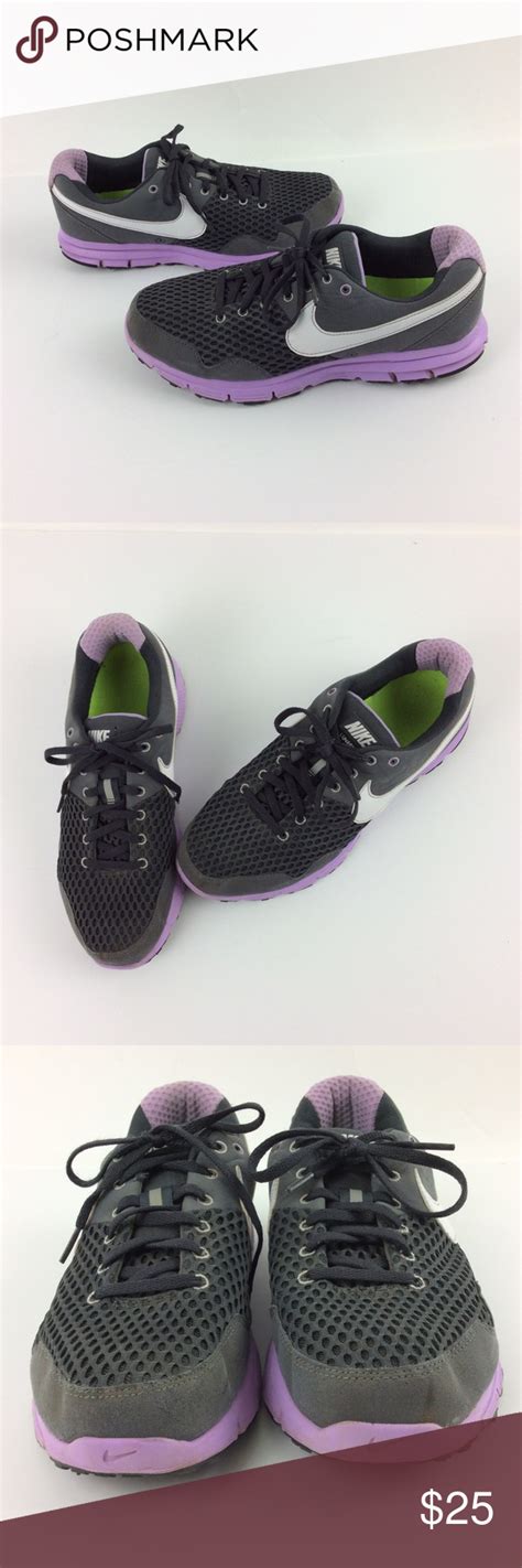 Nike Lunarfly Running Shoes Purple Gray Running Shoes Purple Grey Shoes