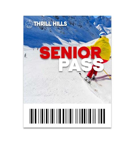 Senior Season Pass Thrill Hills