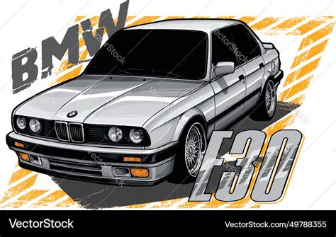 Bmw E30 Royalty Free Vector Image Vectorstock