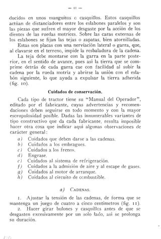 Tensado De Cadena De Tractores Oruga Pdf