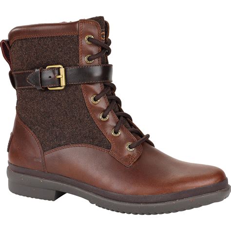 Ugg Leather Kesey Boot In Chestnut Brown Lyst