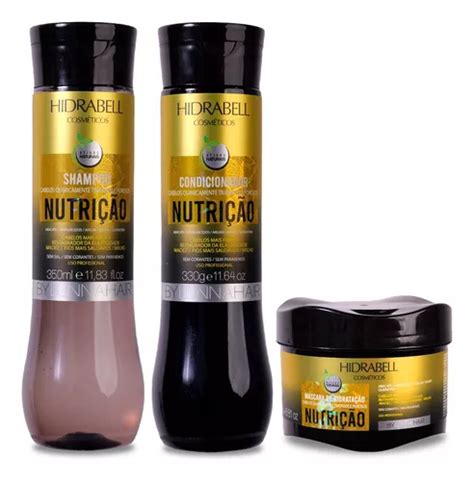 Kit Nutri O Capilar Profissional Cronograma Hidrabell Parcelamento