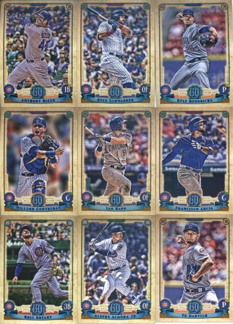 Amazon Gypsy Queen Baseball Chicago Cubs Team Set Of Cards