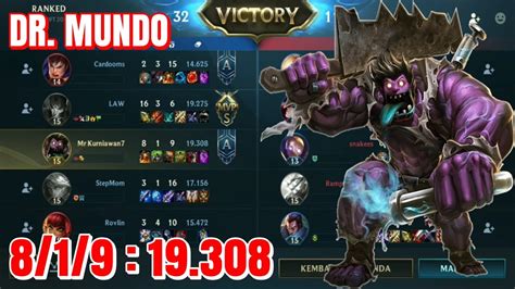 Dr Mundo Build Item Gameplay League Of Legends Wild Rift Youtube