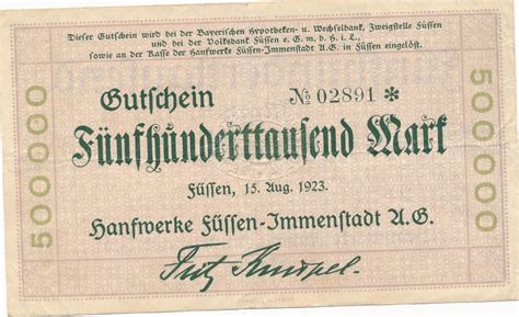 Deutschland Deutsches Reich Tausend Mark Notgeldschein Notgeld