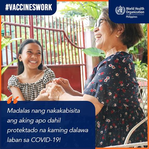 World Health Organization Philippines On Twitter Mas Masaya Ang Mga