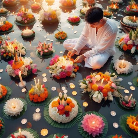 Premium Photo | Loy Krathong festival in Thailand