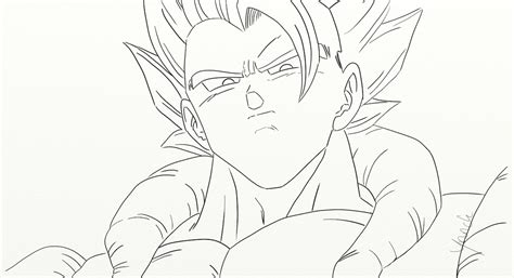 GOGETA LINEART by Ynnck on DeviantArt