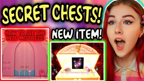 How To Go To The Head Mistress Room Secret Item 5000 Diamond Chest Roblox Royale High Campus