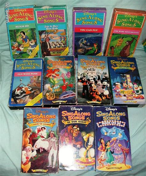 Disneys Sing Along Songs Vhs Snow White Heigh Ho Vhs