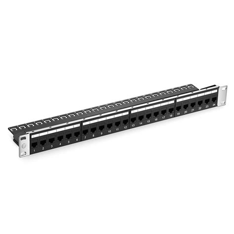 Ports Cat Feed Through Patch Panel Unshielded U Rack Mount Fs