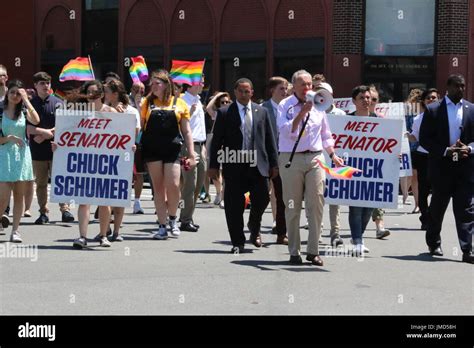 New York City Gay Pride March In New York City Featuring Chuck