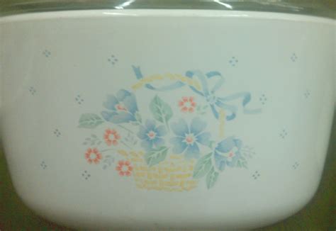 Corningware 411 About Town With Corningware Basket Of Flowers For
