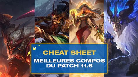 Tft Cheat Sheet Des Meilleures Compos Du Patch 116 Breakflip