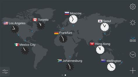 map:clock - World Map & Clock by myINDEX