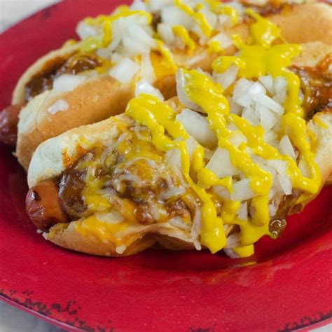 Coney Island Chili Cheese Hot Dog This Ole Mom