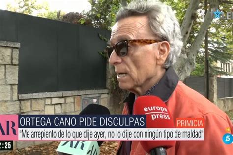 Ortega Cano Se Arrepiente De Sus Declaraciones En El Programa De Ana