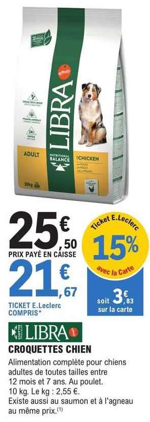 Promo Croquettes Chien Libra Chez E Leclerc Jardi ICatalogue Fr