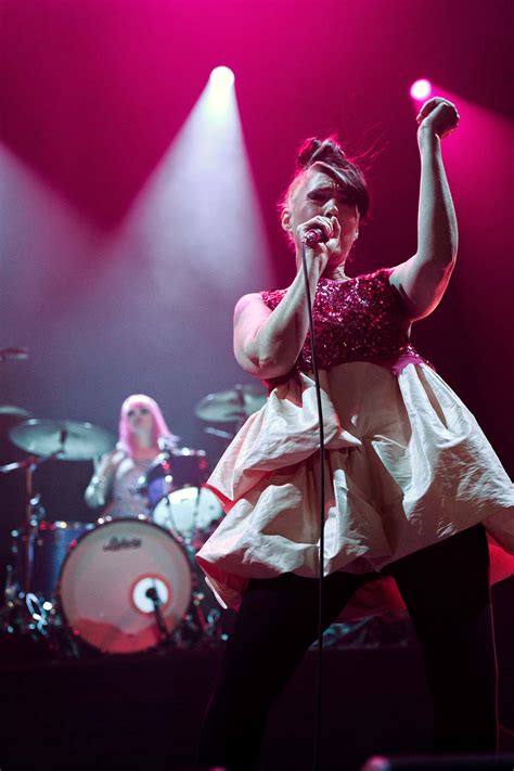 Review Bikini Kill Ganser Ignite A Fiery Crowd At The Salt Shed Third Coast Review