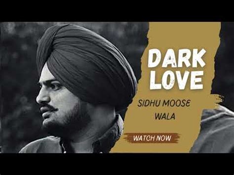 Dark Love Sidhu Moose Wala Hip Hop Remix Youtube