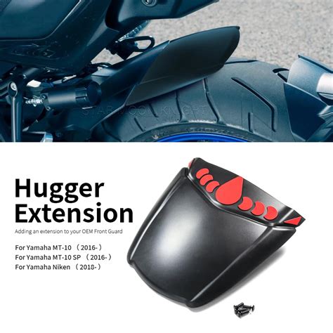 Motorcycle Rear Fender Mudguard Extender Hugger Extension For Yamaha Mt