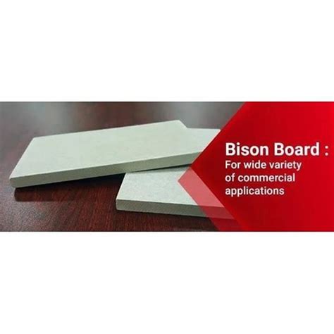 Bison Cement Panel Board Surface Finish Polished Thickness 12 Mm At