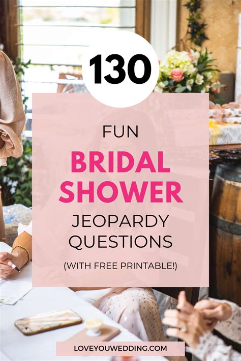 130 Bridal Shower Jeopardy Questions Free Printable Artofit