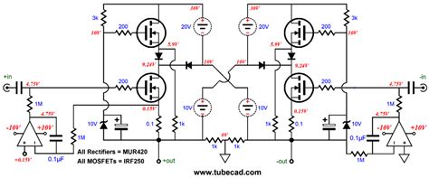 Class G Amplifier Schematic