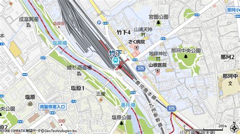 竹下駅（福岡県福岡市博多区）の地図・口コミ・周辺情報│マピオン駅・路線