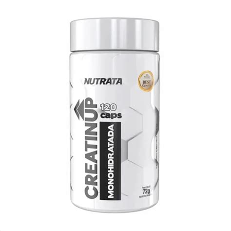 Creatina Creatin Up Monohidratada 120 Capsulas Nutrata Natural Droga Raia