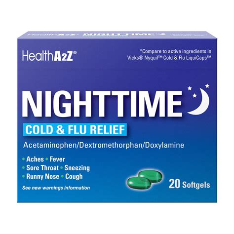 Snapklik.com : HealthA2Z Nighttime Cold & Flu Medicine Powerful Multi