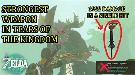 Zelda Tears Of The Kingdom Strongest Weapon How To Make The Highest