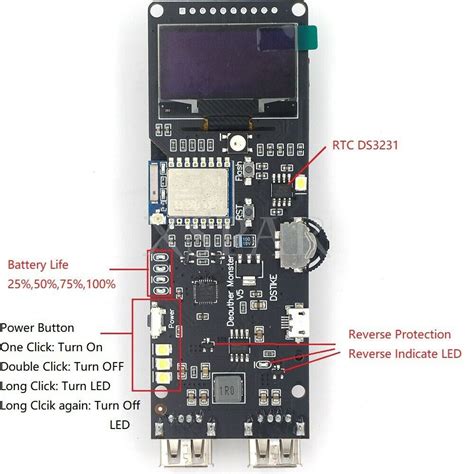 DSTIKE WiFi Deauther Monster V5 ESP8266 Board With 1 3 OLED For DIY