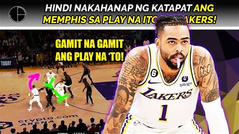 Ito Ang PLAY Na PAULIT ULIT GINAMIT Ng Lakers Sa GAME 3 Kontra Memphis