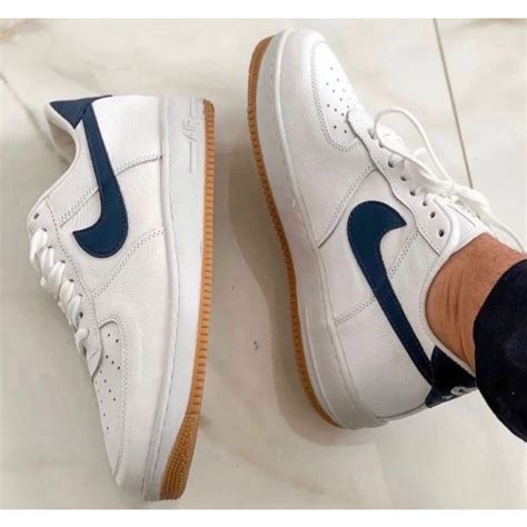 Tenis Nike Air Force 01 Bicolor Feminino Masculino Couro Sintetico