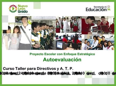 Ppt Proyecto Escolar Con Enfoque Estrat Gico Autoevaluaci N