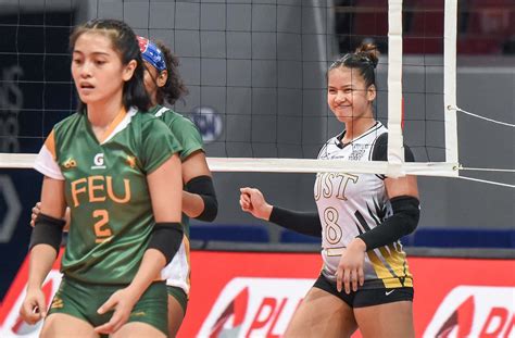 Eya Laure Ust Kick Off Uaap Volleyball Season With Sweep Of Feu