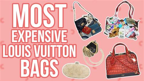 Top Most Expensive Louis Vuitton Bags You Should Know Youtube