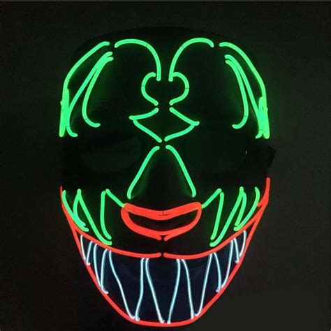 Aliexpress Buy Halloween Mask Led Light Up Party Masks The Purge