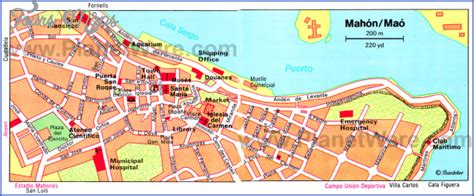 Ibiza Tourist Attractions Map