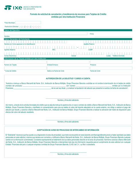 Pdf Formato De Solicitud De Cancelaci N Y Transferencia De Pdf