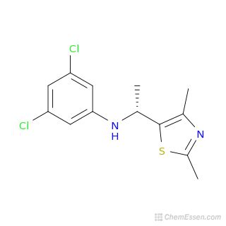 3 5 Dichloro N 1 2 4 Dimethyl 1 3 Thiazol 5 Yl Ethyl Aniline Formula