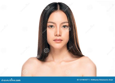 Beautiful Young Asian Woman With Clean Fresh Skin Stock Image Image