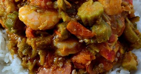 Smothered Okra With Sausage Shrimp Recipe Samsung Food