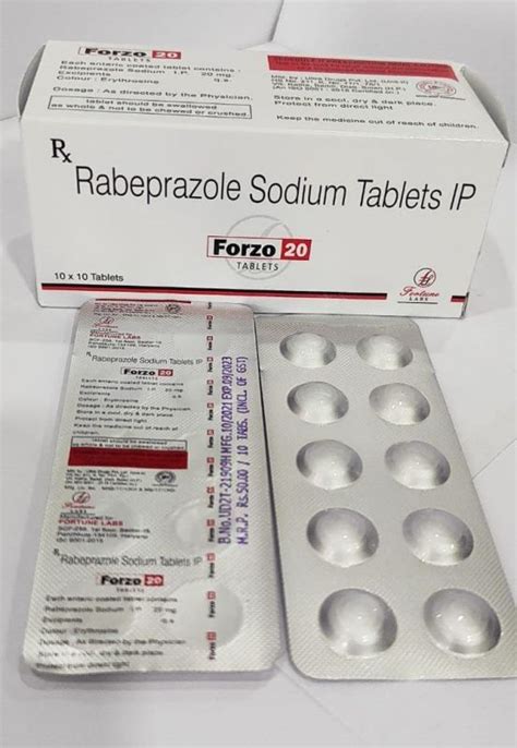 Rabeprazole 20mg Tablets Packaging Type Box At Best Price In